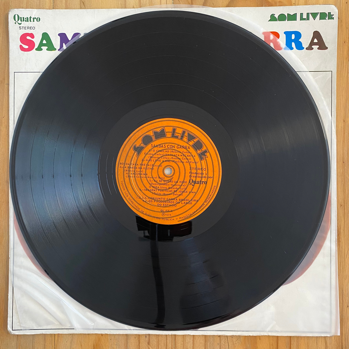 Sambas Con Garra<br> Carnaval Bailable 1975 <br> Quatro – QL-54