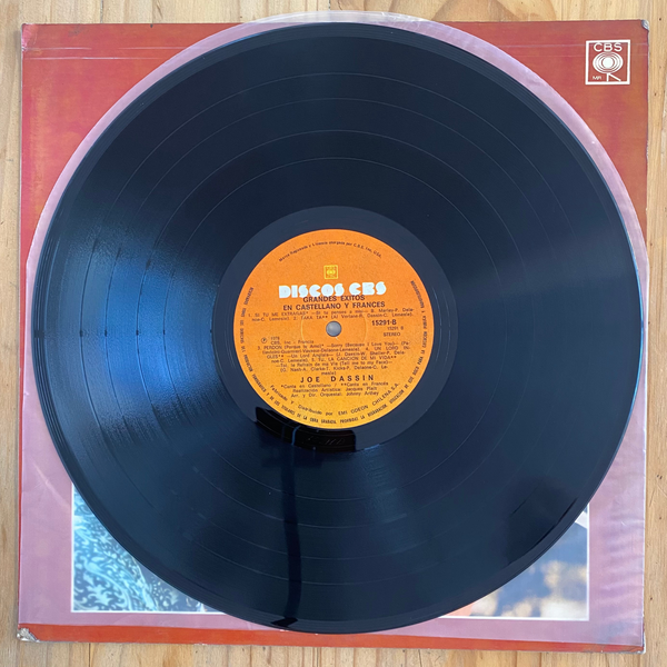 Joe Dassin<br> Grandes Éxitos En Castellano Y Francés<br> CBS – 15291