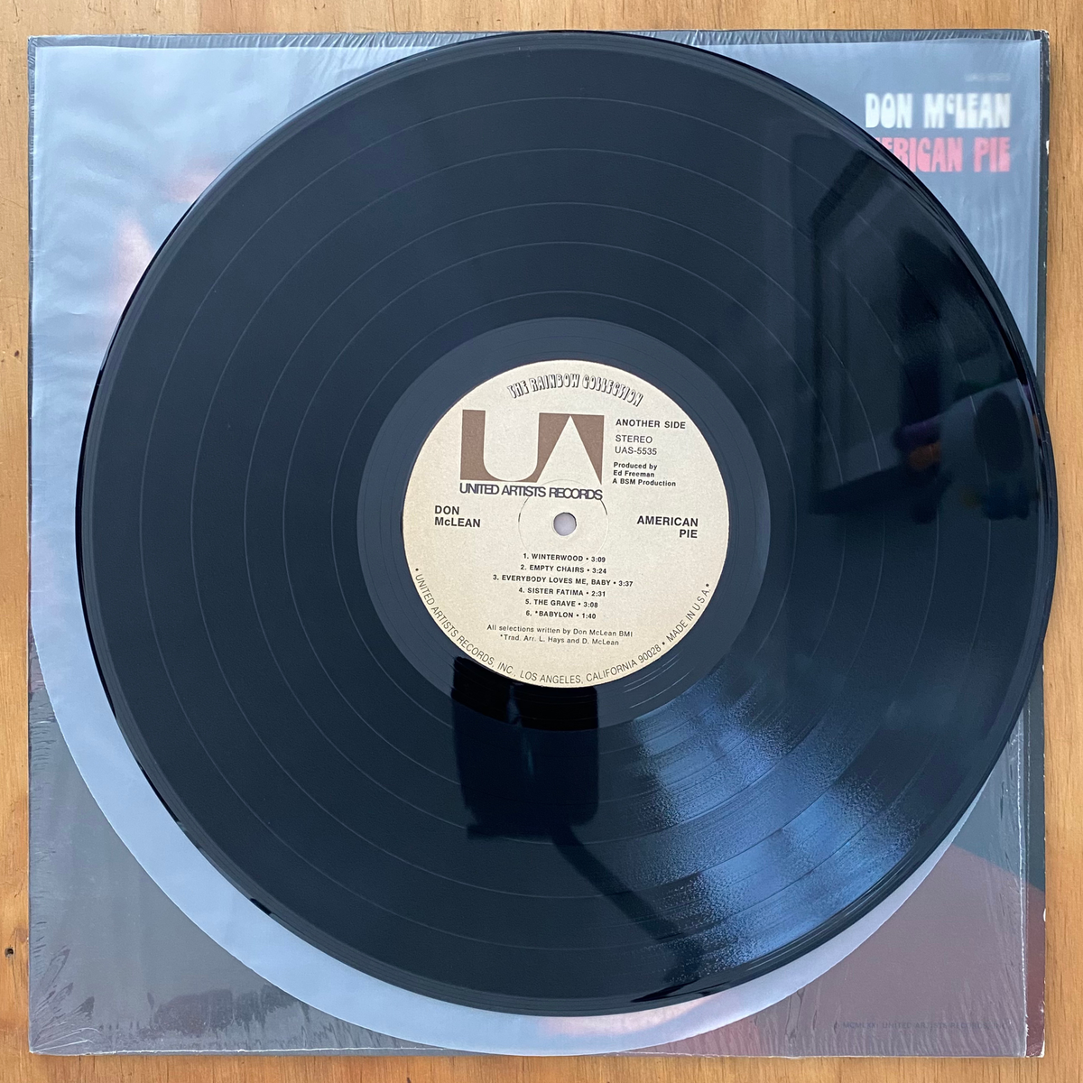 Don McLean<br>American Pie<br>United Artists Records – UAS-5535