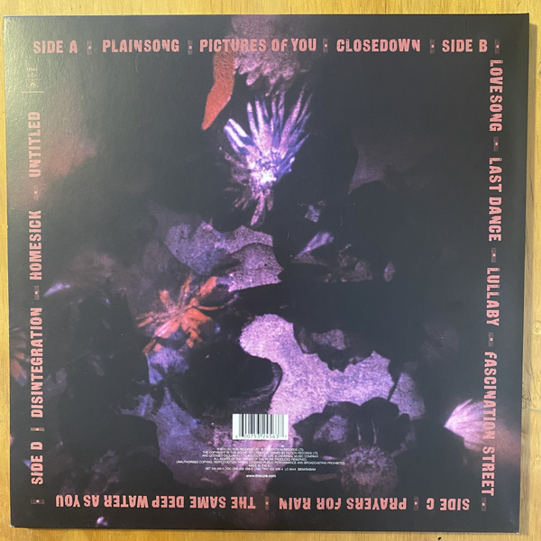 The Cure<br> Disintegration 2016<br> Fiction Records – 532 456-3