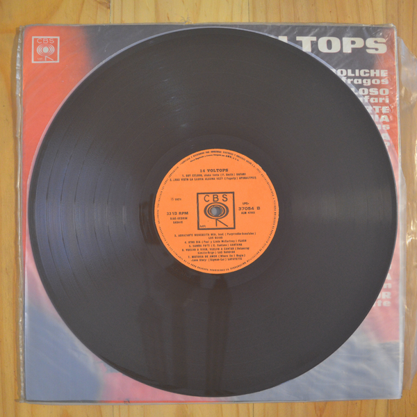 Various <br> 14 Voltops Vol. 2 1971 <br> CBS – LPC 37054