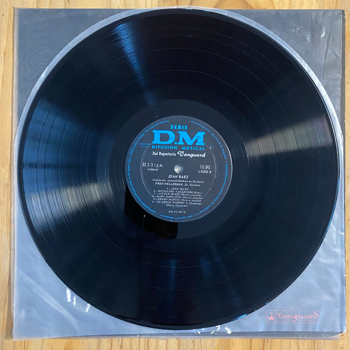 Joan Baez<br>Joan Baez<br>Vanguard – 70.041