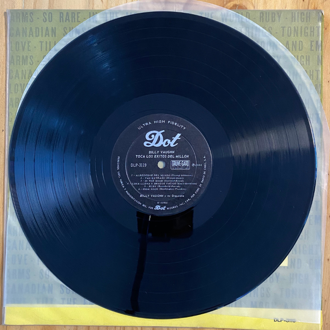 Billy Vaughn <br> Billy Vaughn Plays The Million Sellers 1958 <br> Dot Records – DLP 3119