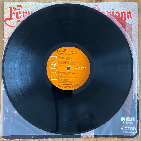 Fernando De Madariaga<br>Fernando De Madariaga 1976 <br>RCA Victor – AVS-4408