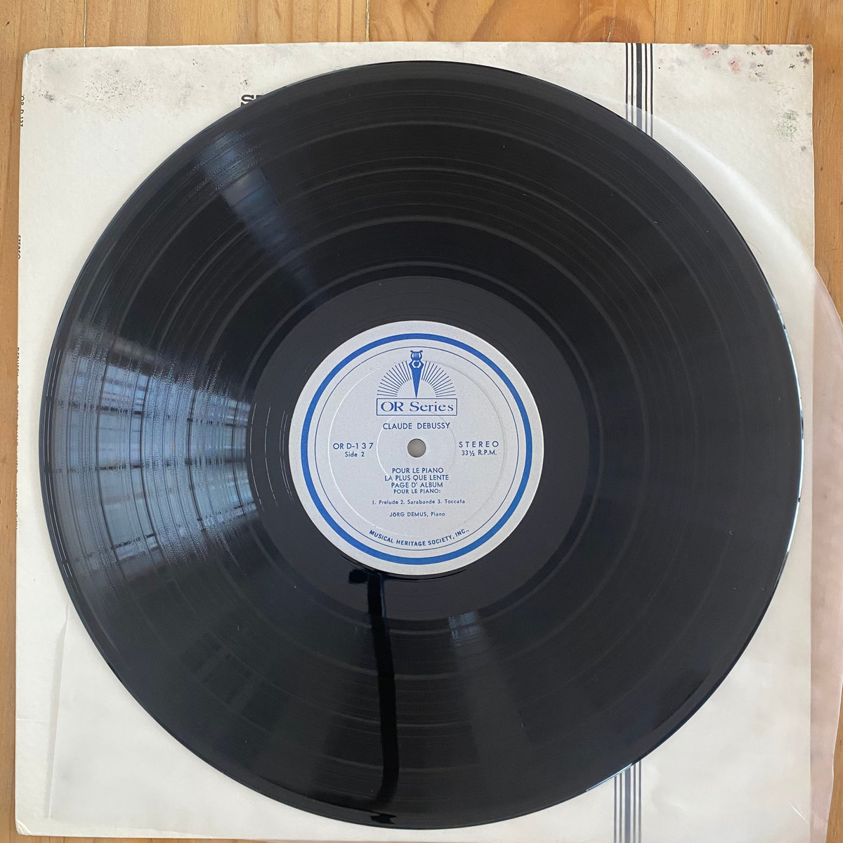 Claude Debussy<br>Complete Piano Music Volume VII 1970<br>The Musical Heritage Society Inc. – OR D-137