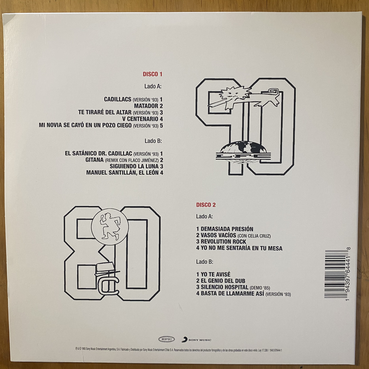Los Fabulosos Cadillacs<br> Vasos Vacíos 2020<br> Epic – 1943 976444 1
