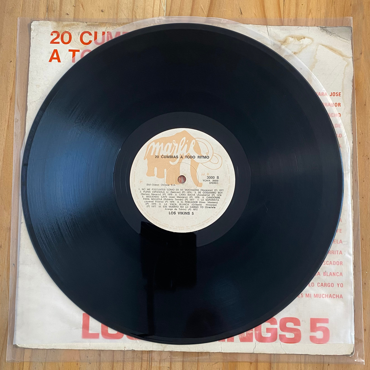 Los Vikings 5<br> 20 Cumbias A Todo Ritmo 1979<br> Marfil – 3000