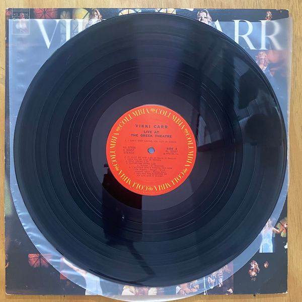 Vikki Carr<br> Live At The Greek Theatre 1973 <br> Columbia – KG 32656