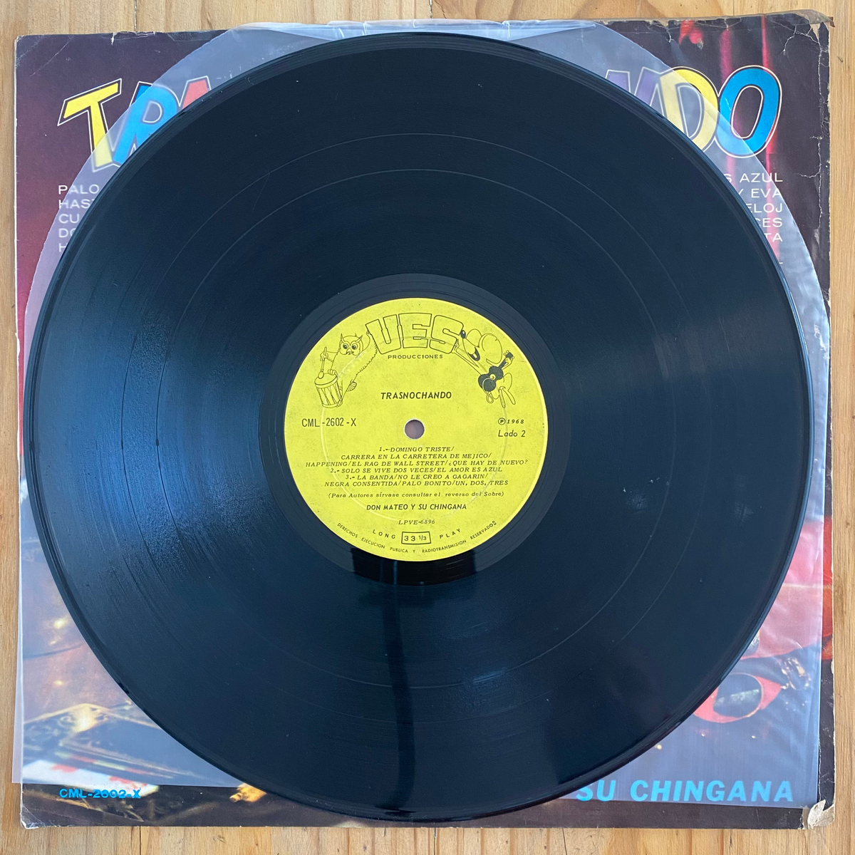 Don Mateo Y Su Chingana<br> Trasnochando 1964 <br> RCA Victor – CML-2602-X