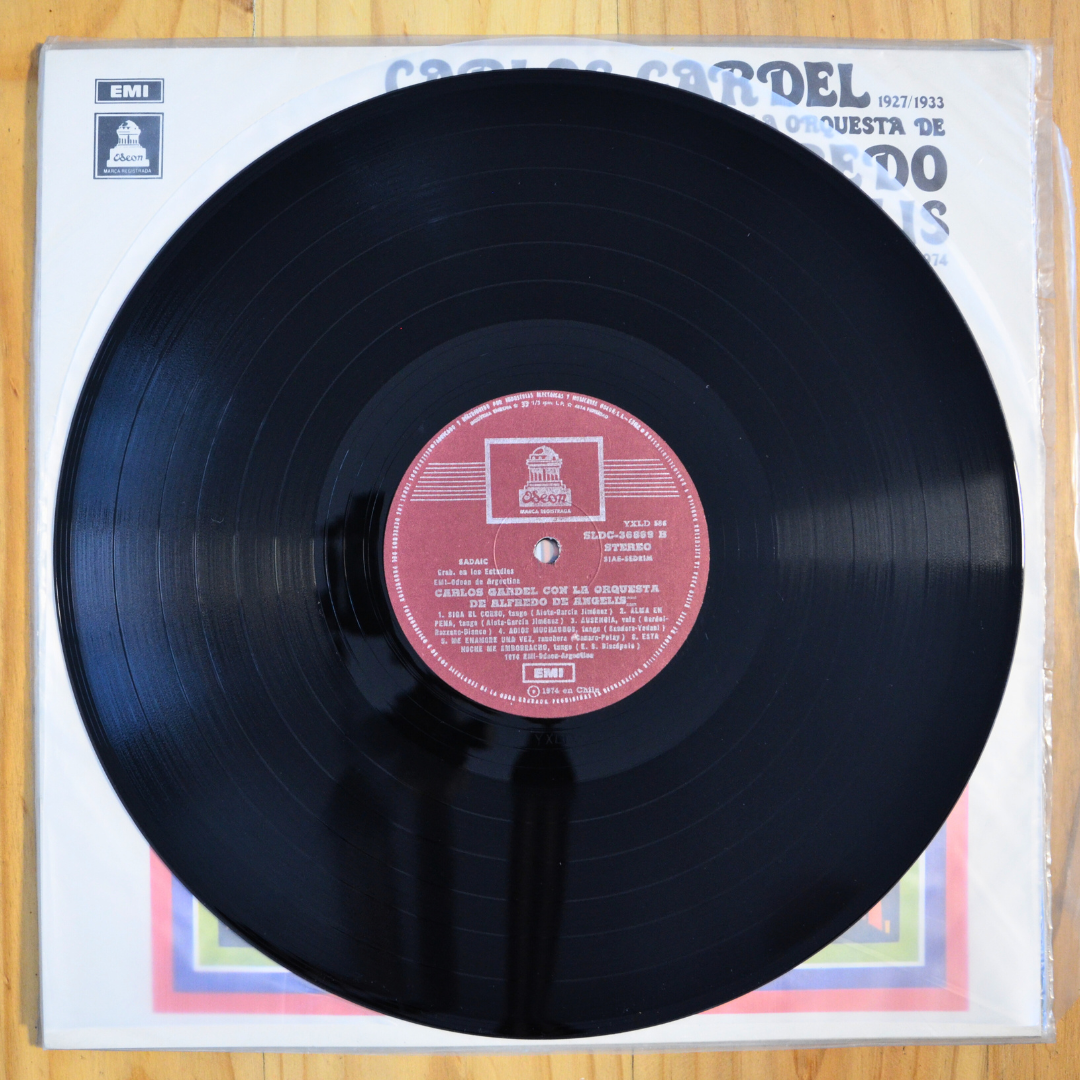 Carlos Gardel Con La Orquesta De Alfredo De Angelis <br> Carlos Gardel Con La Orquesta De Alfredo De Angelis 1974 <br> Odeon – SLDC-36869