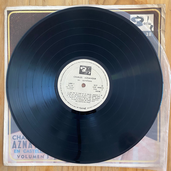 Charles Aznavour<br> Charles Aznavour En Castellano Volumen 3 1967<br> Barclay – BCY-28
