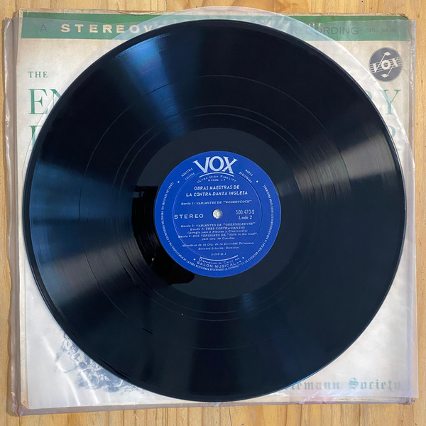 The Telemann Society<br>The English Country Dancing Master - Historic And Traditional Dances Of The English Countryside 1959 <br> Vox - 500.470-S