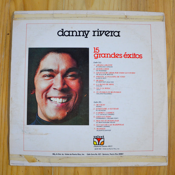 Danny Rivera <br> 15 Grandes Éxitos <br> Velvet  – 6015