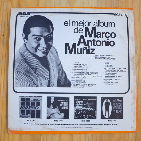 Marco Antonio Muniz <br> El Mejor Album De Marco Antonio Muniz <br> MKS-1833