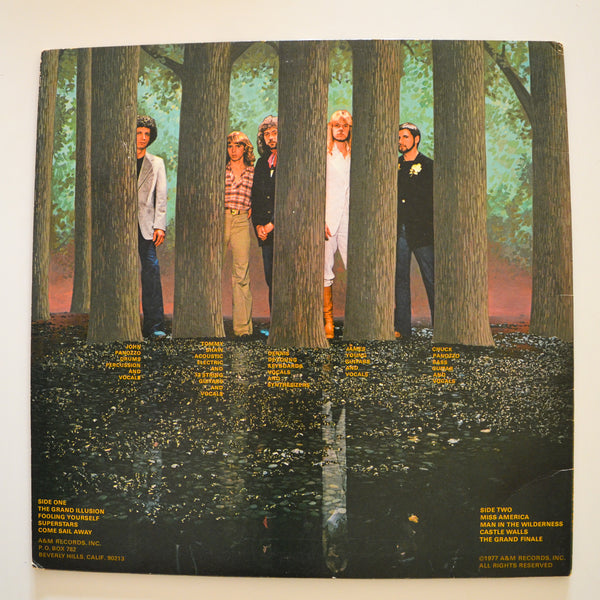 Styx <br> The Grand Illusion 1977 <br> A&M Records - SP 4637