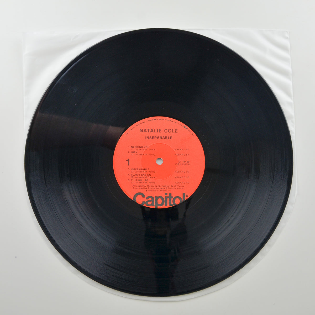 Natalie Cole <br> Inseparable 1963 <br> Capitol Records - ST 11429