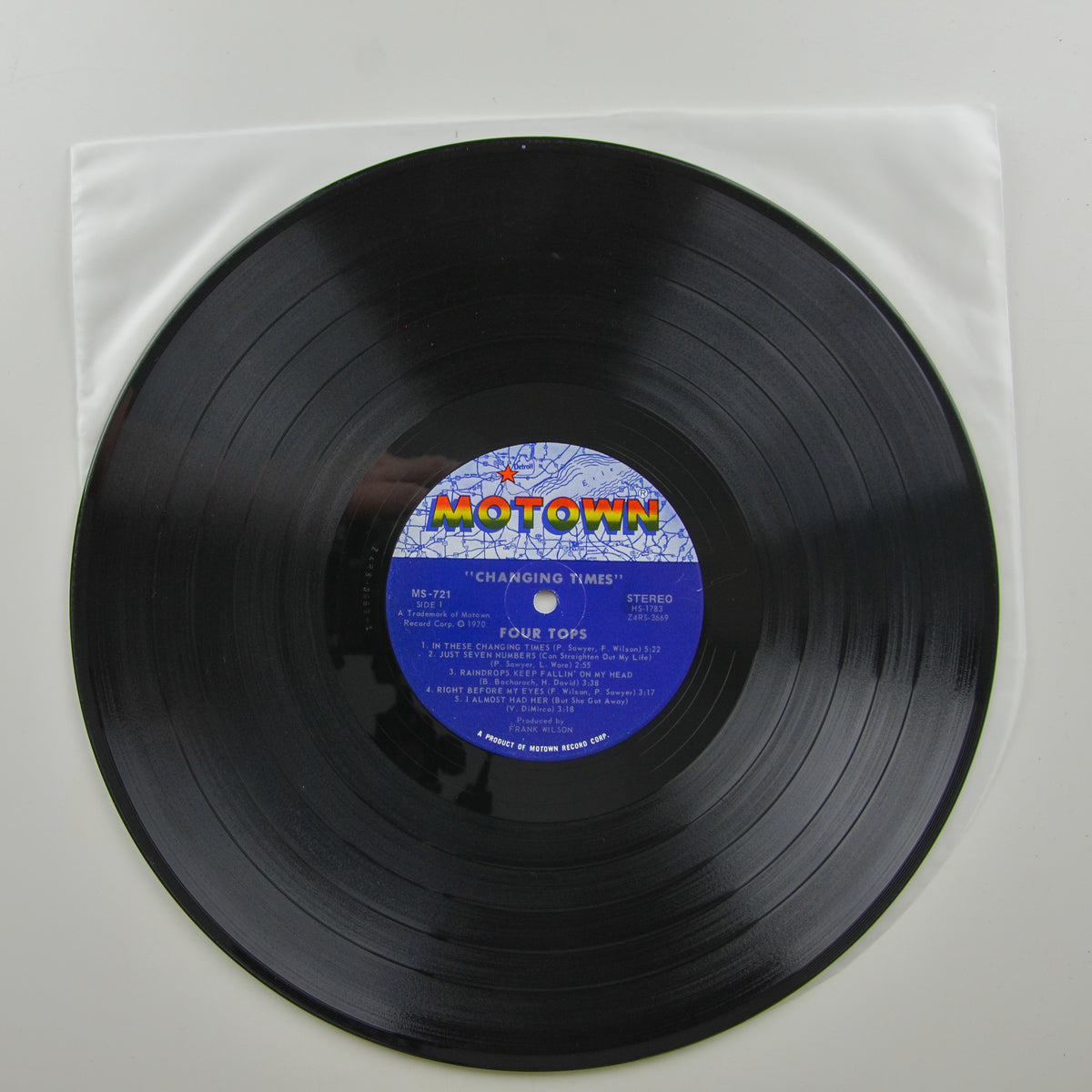 Four Tops <br> Changing Times 1970 <br> Motown - MS721