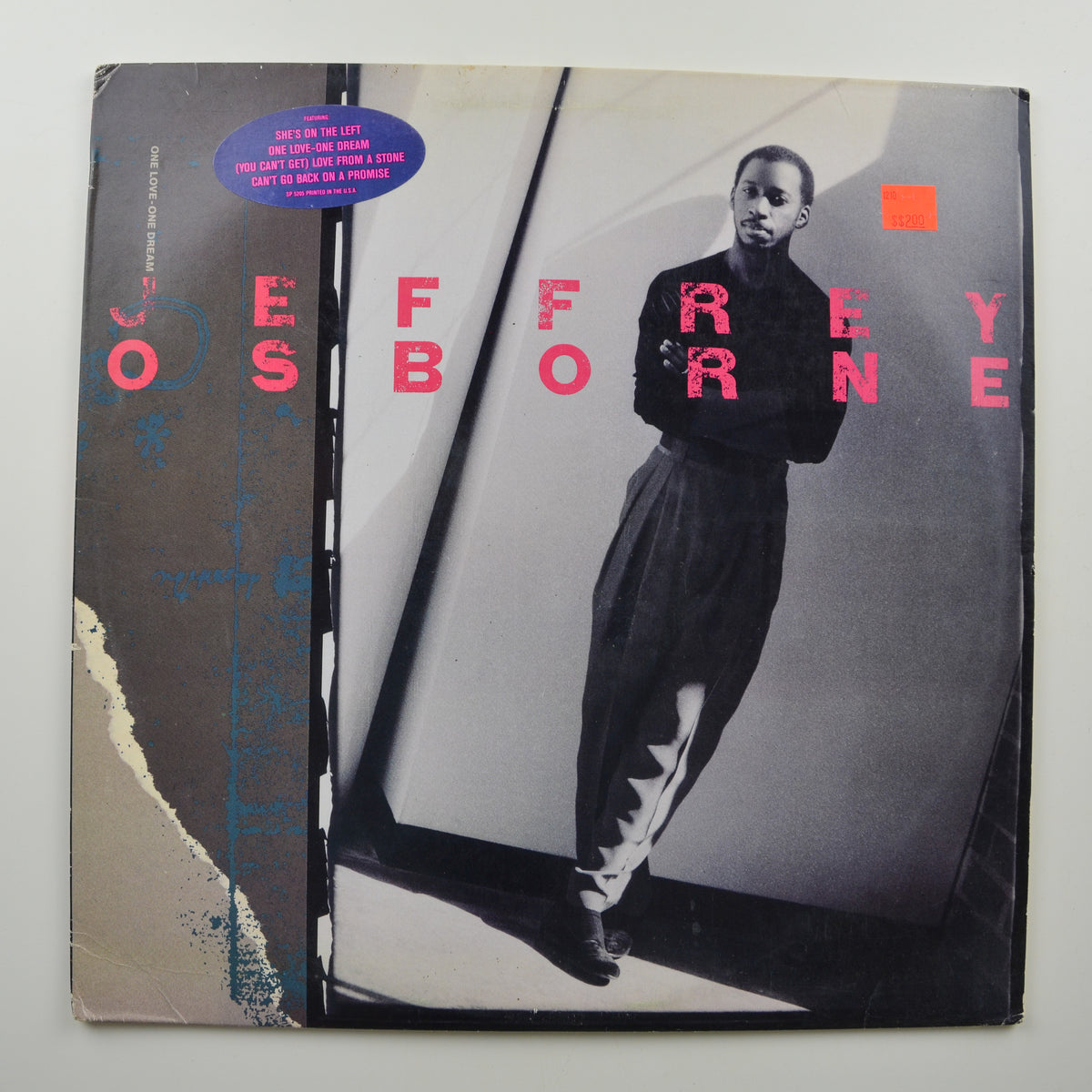 Jeffrey Osborne <br> One Love - One Dream 1988 <br> A&M Records - SP 5205