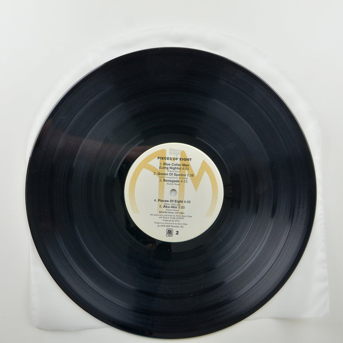 Styx <br> Pieces Of Eight 1978 <br> A&M Records - SP 4724