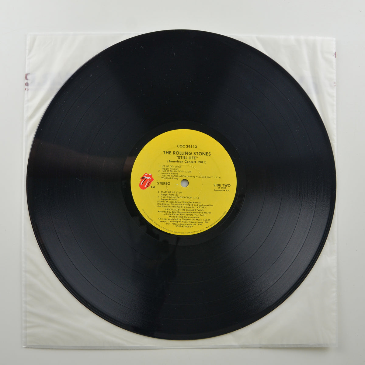 The Rolling Stones <br> Still Life (American Concert 1981) 1982 <br> Rolling Stones Records - COC 39113