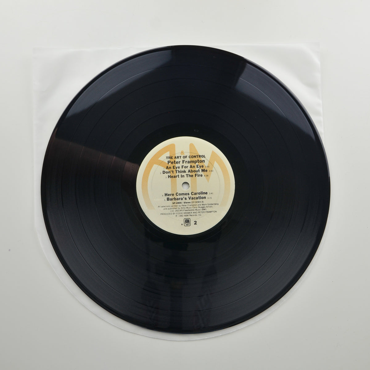 Peter Frampton <br> The Art Of Control 1982 <br> A&M Records - SP 4905
