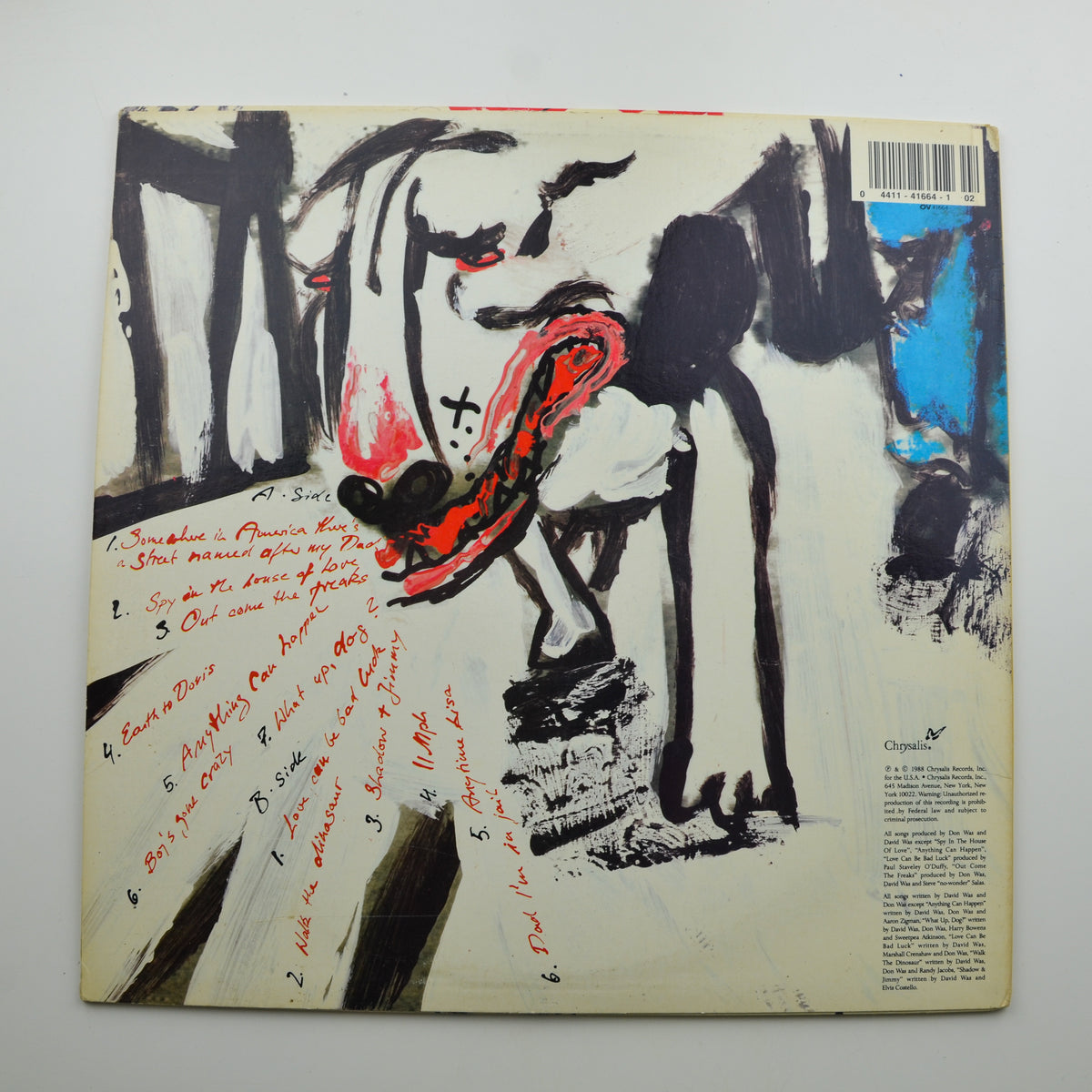 Was (Not Was) <br> What Up, Dog? 1988 <br> Chrysalis - OV 41664