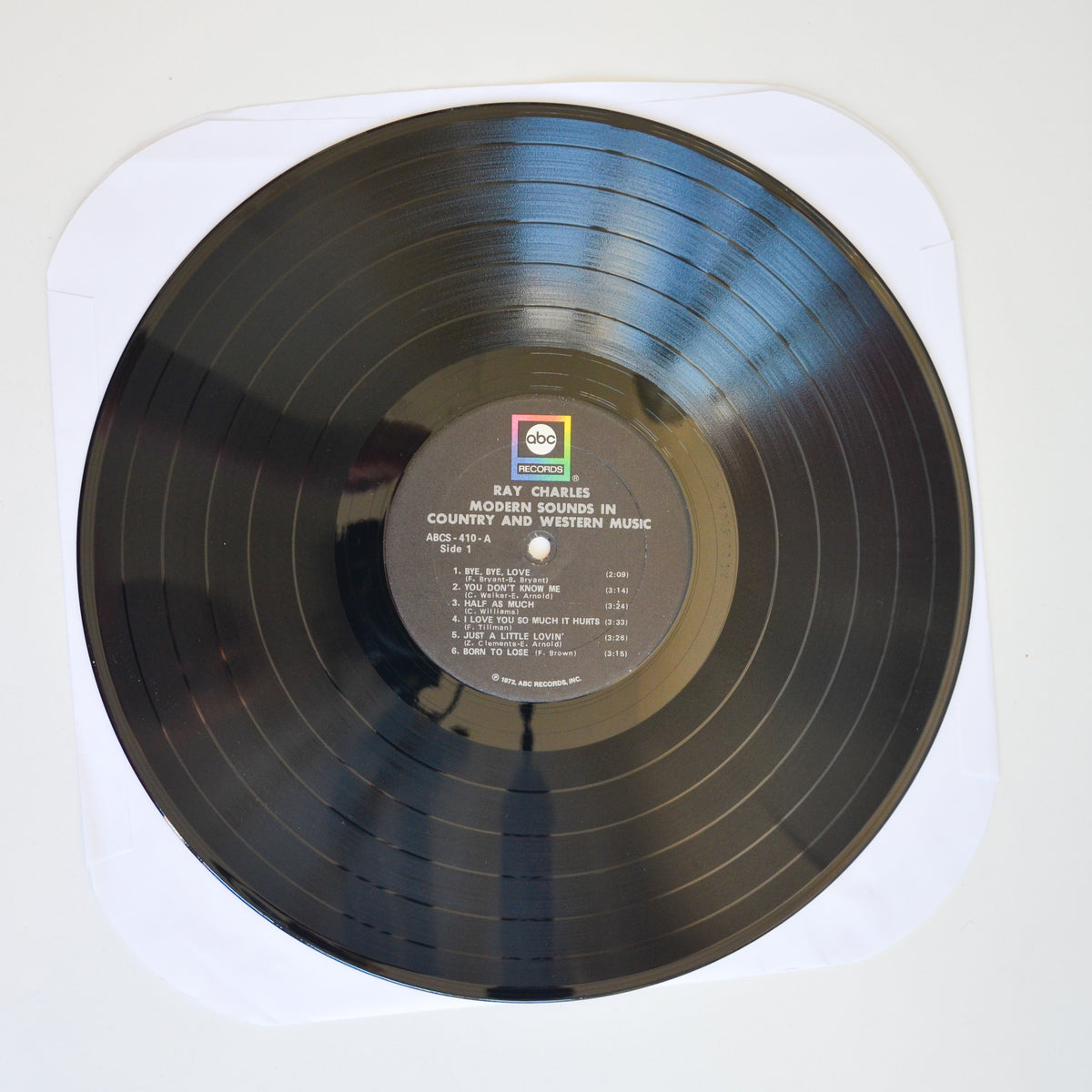 Ray Charles <br> Modern and In Country an Western Music 1972 <br> ABC-Paramount - ABCS 410