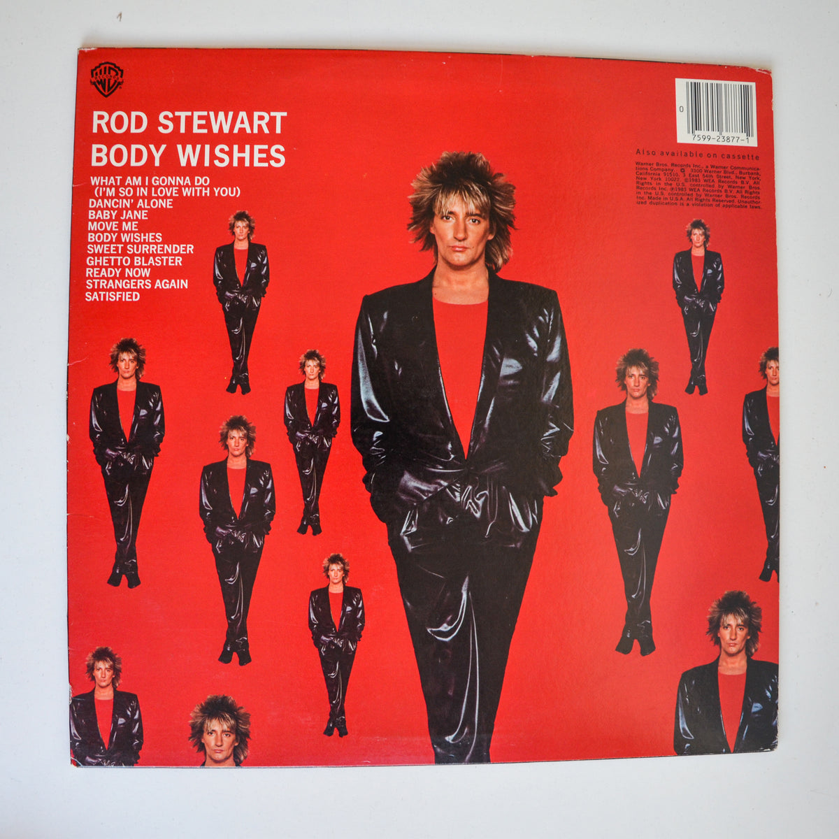 Rod Stewart <br> Body Wishes 1983 <br> Warner Bros. Records - 1 23877