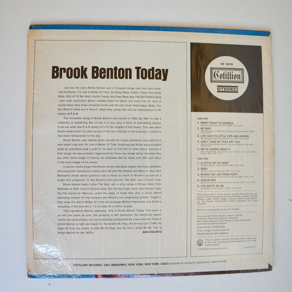 Brook Benton <br> The Boll Weevil Song And Other Great Hits <br> Mercury Wing - SRW 16314 W