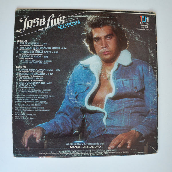 José Luis Rodríguez <br> Por si volvieras 1979 <br> Top Hits - THS 2057