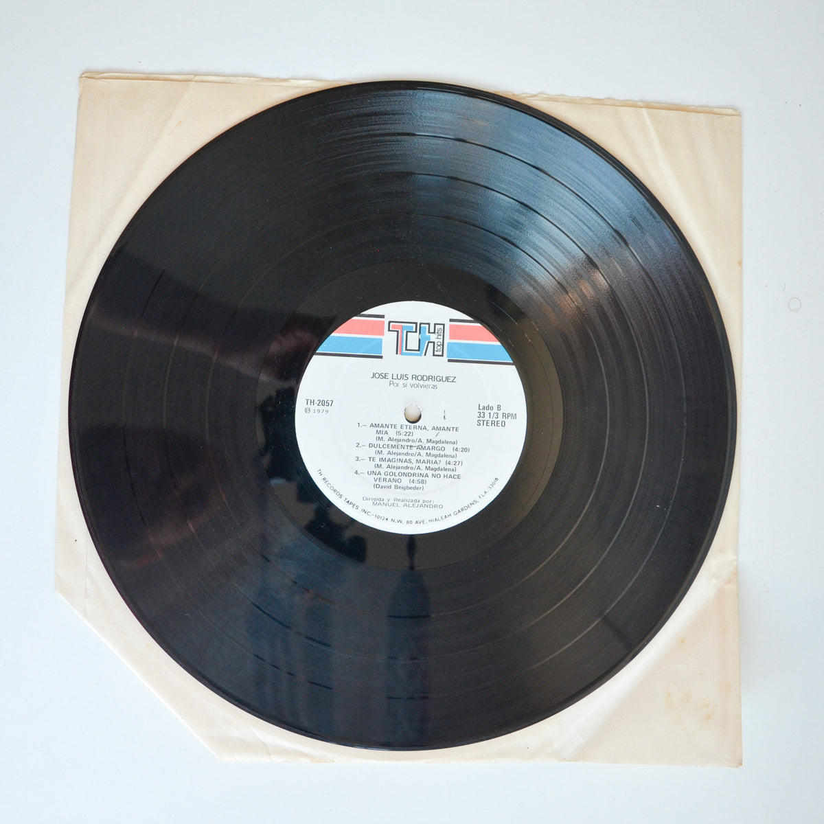 José Luis Rodríguez <br> Por si volvieras 1979 <br> Top Hits - THS 2057
