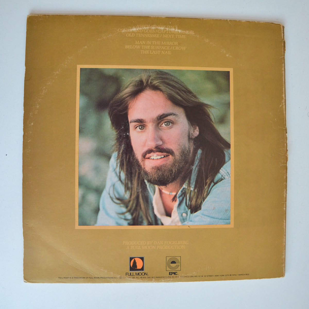Dan Fogelberg <br> Captured Angel 1975 <br> Full Moon - PE 33499