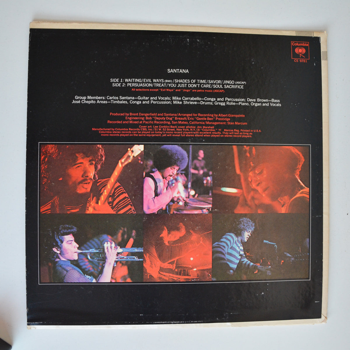 Santana <br> Santana 1969 <br> Columbia - CS 9781