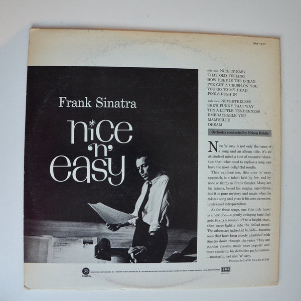 Frank Sinatra <br> Nice N Easy 1975 <br> Capitol Records - SM 1417