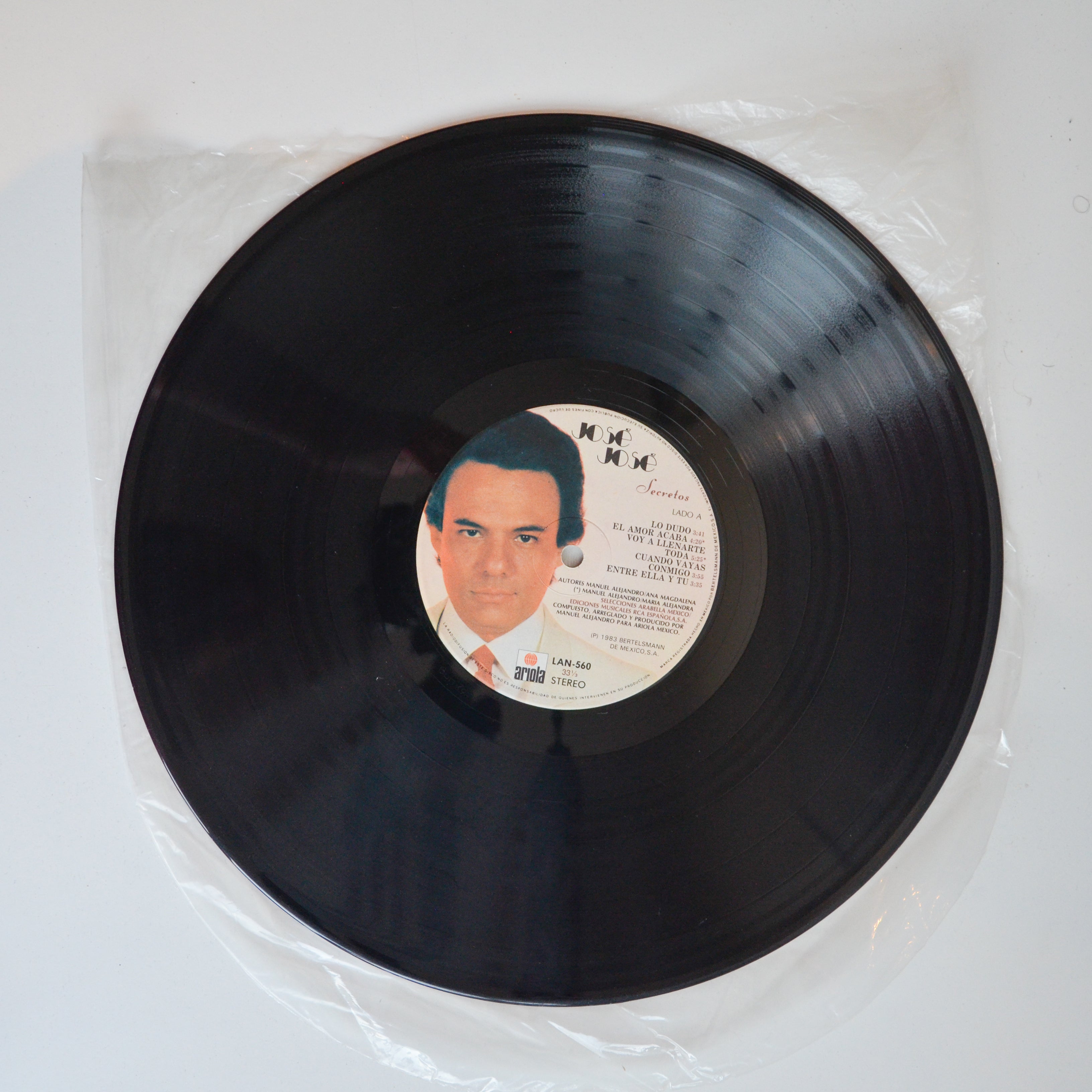 José José Secretos Ariola – LAN-560 – 3D Records