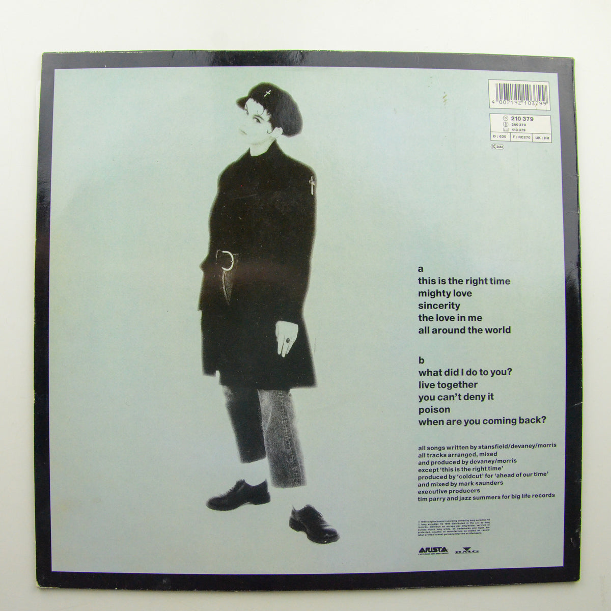 Lisa Stansfield <br> Affection 1989 <br> Arista - 210 379