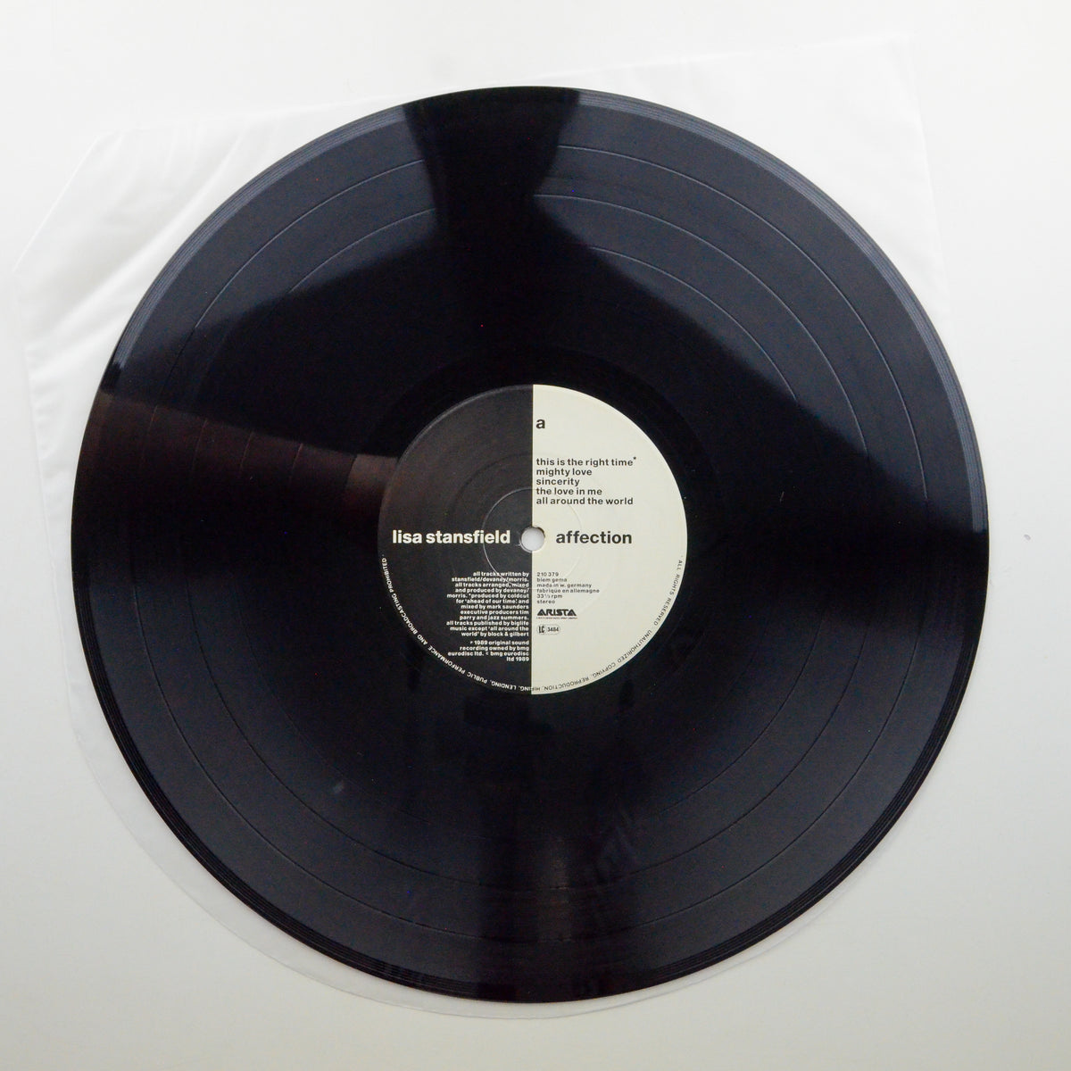 Lisa Stansfield <br> Affection 1989 <br> Arista - 210 379