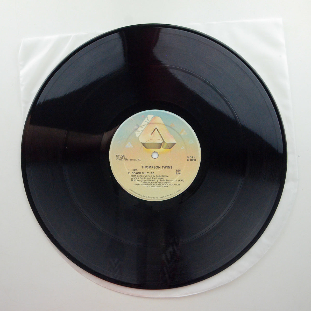 Thompson Twins <br> Lies 1982 <br> Arista - CP 725