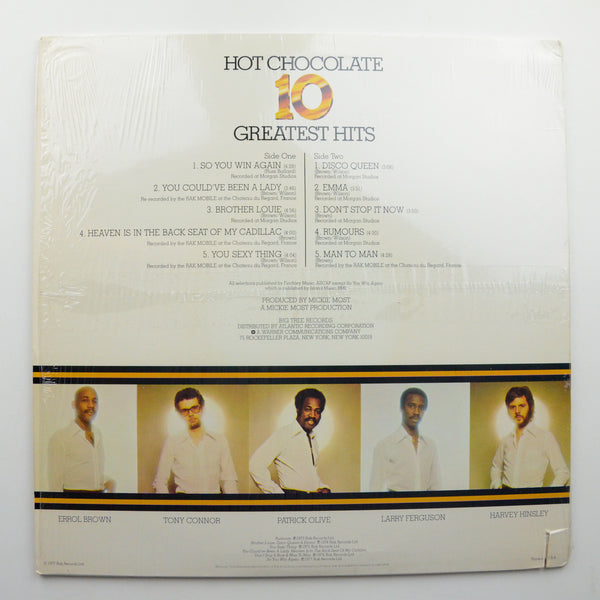 Hot Chocolate <br> 10 Greatest Hits 1977 <br> BT-76002