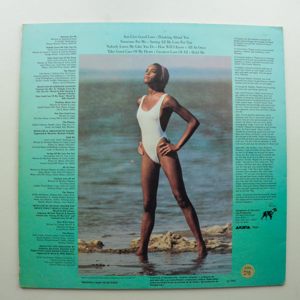 Whitney Houston <br> Whitney Houston 1985 <br> Arista - 7830