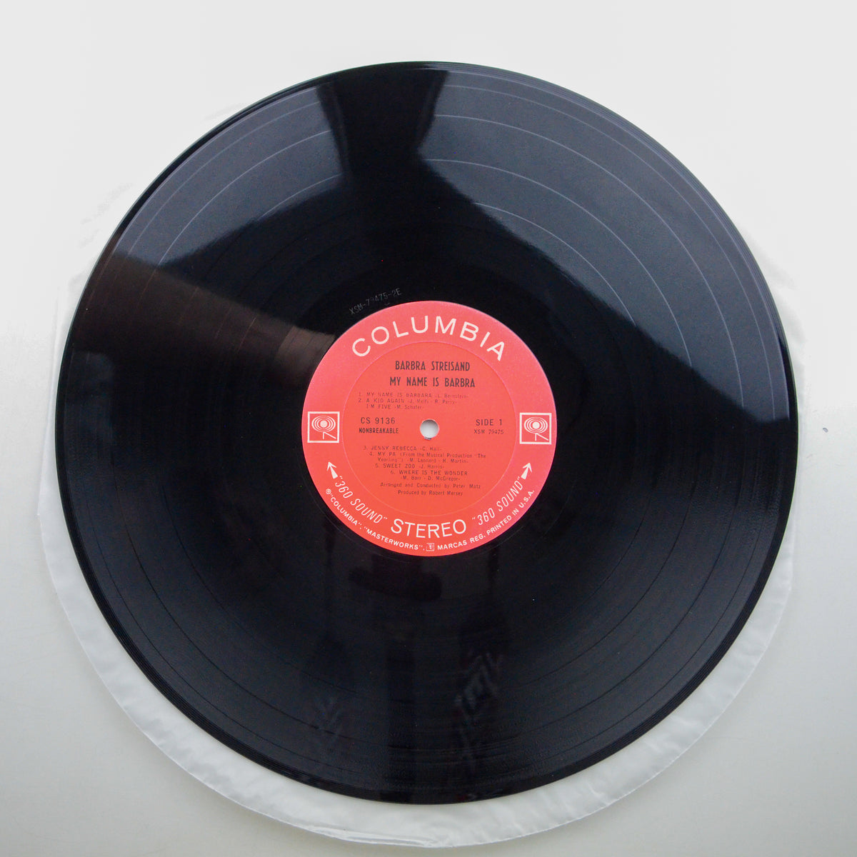 Barbra Streisand <br> My Name Is Barbra 1965 <br> Columbia - CS 9136