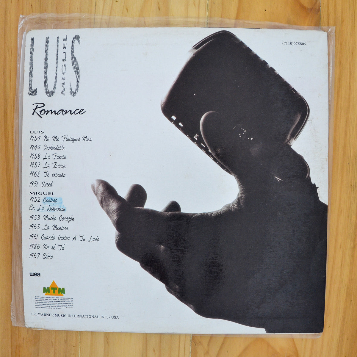 Luis Miguel <br> Romance 1993 <br> WEA - (7110)075805