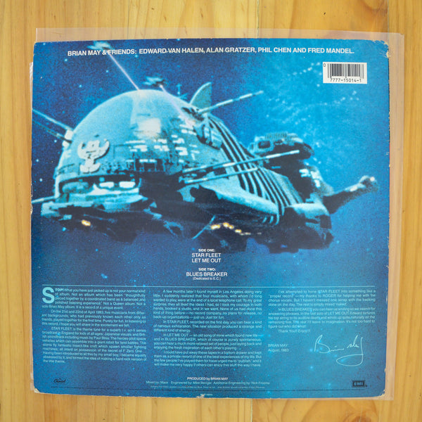 Brian May + Friends <br> Star Fleet Project 1983 <br> Capitol Records - MLP 15014