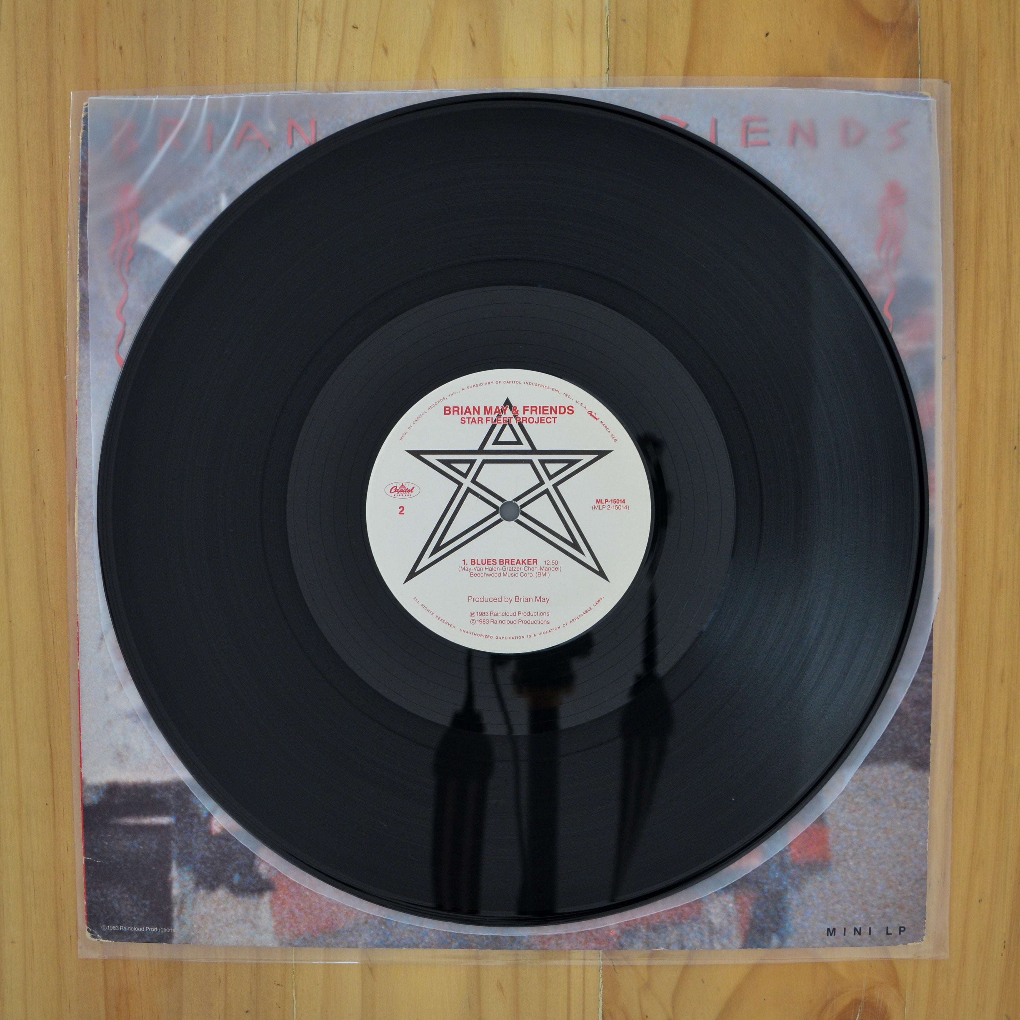 米12” Brian May Star Fleet Project MLP15014 CAPITOL 未開封 /00250 Brian May + Friends Star Fleet Project 1983 Capitol Records