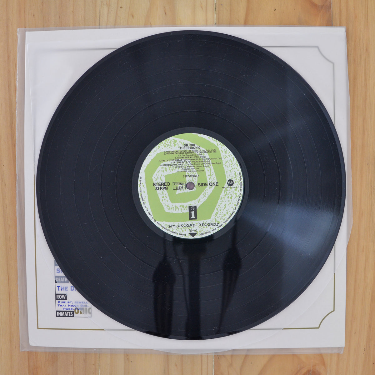 Dr. Dre <br> The Chronic 1992 <br> Interscope Records - 7567 92233 1