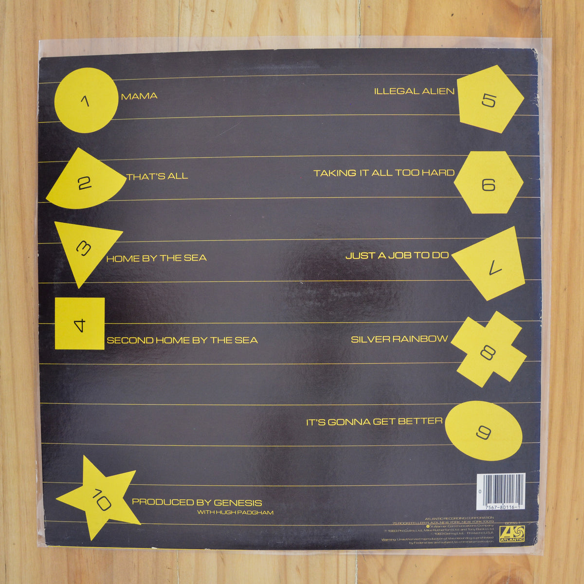 Génesis <br> Génesis 1983 <br> Atlantic - 80116 1