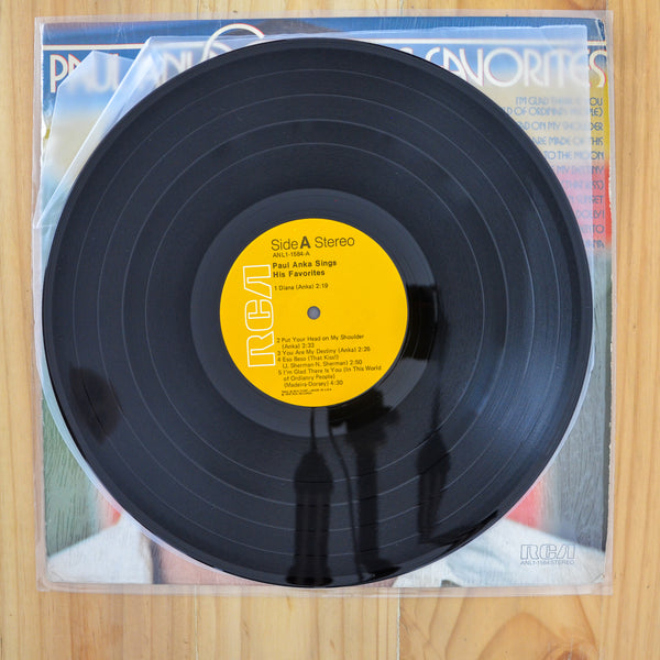 Paul Anka <br> Paul Anka Sings His Favorites 1976 <br> RCA Corporation - ANL1 1584